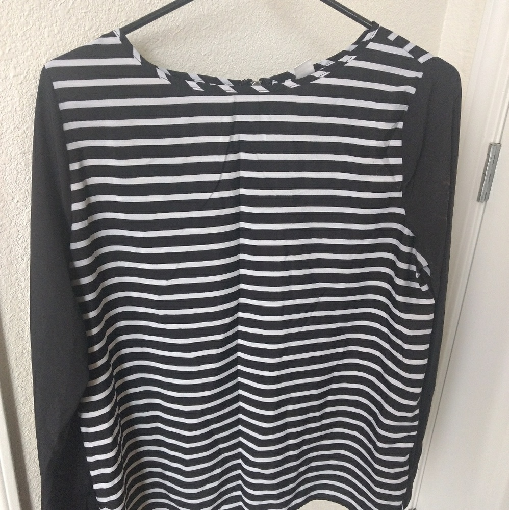 Black and White blouse